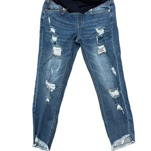 KanCan Womens Maternity Capris